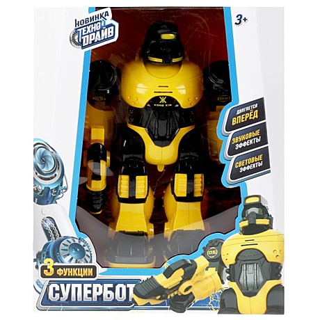 Робот супербот, свет-звук, движение, кор.18*30*15см ТЕХНОДРАЙВ