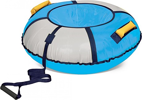 Тюбинг Классик с камерой, цв. голубой-серебро, арт. ТБ1К-95/ГСР2