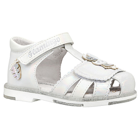 Туфли летние детские ТМ Flamingo, р-р:22-27, цв.белый, арт. 241S-Z6-4316