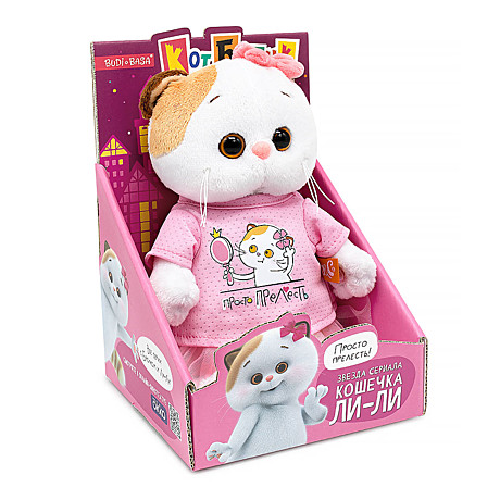 Кошечка Ли-Ли в футболке с принтом 