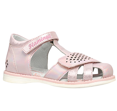 Туфли летние детcкие TM Flamingo, р-р: 26-31, цв. розовый, арт. 241S-Z6-4439