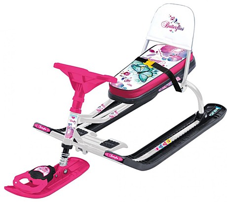 Снегокат игрушка «Тимка спорт4-1», Бабочки (арт. ТС4-1/Б2)