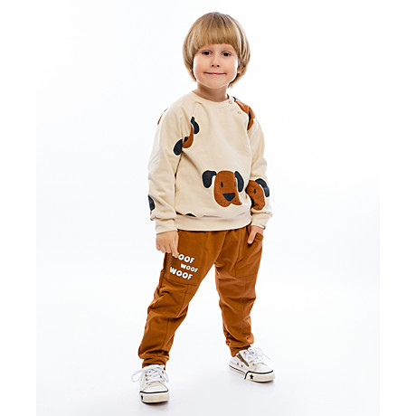 Костюм футер 2х нитка начёс, цв.бежевый, арт. 8003310101