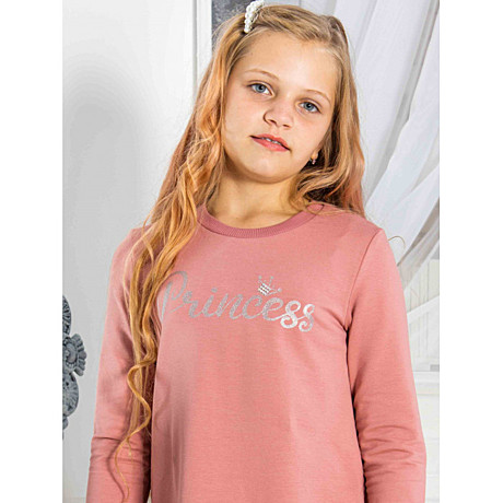 Платье для девочки р/р: 140/72, цв. пудра, арт. 5-084