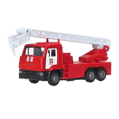 Камаз, металлическая модель пожарной машины 12 см., инерцион.,открыв. двери., в кор, арт. SB-16-22WB