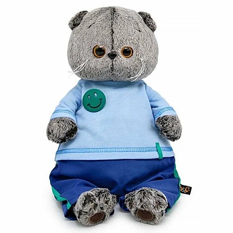 Кот Басик в лонгсливе со смайликом, арт. Ks19-270