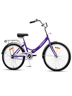 Велосипед 24" Rocket City Fold 24, цвет фиолетовый, размер 16"