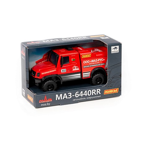 Гоночный грузовик МАЗ-6440RR инерционный (в коробке)