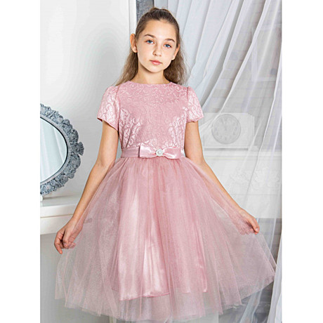 Платье для девочки р/р: 122/64, цв. пепельная роза, арт. 21-194_2