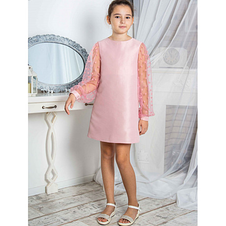 Платье для девочки р/р: 134/68, цв. пепельная роза, арт. 21-190