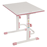 Растущая парта-трансформер Polini kids Simple М1 75х55 см, белый-розовый, арт. 0001555.69 Растущая парта-трансформер Polini kids Simple М1 75х55 см, белый-розовый, арт. 0001555.69