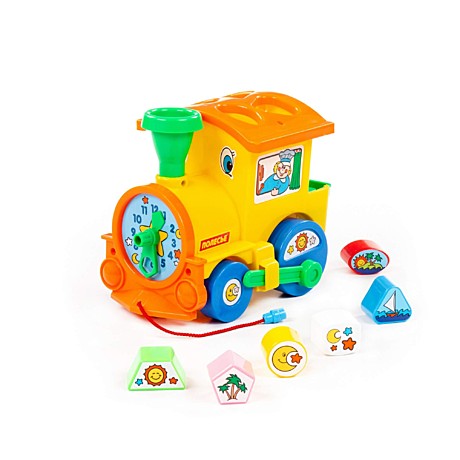 Занимательный паровоз (в сеточке) Полесье, арт. 6189