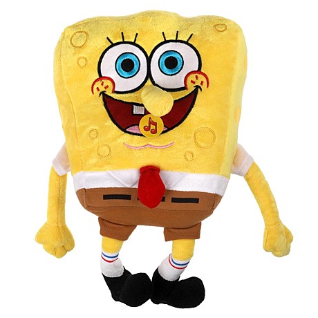 Игрушка мягкая губка боб 20 см, озвученный Добрые игрушки, арт. V61389-20S