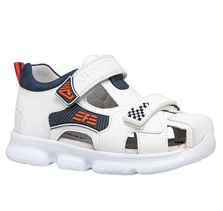 Туфли летние детские ТМ Flamingo, р-р: 26-31, цв.белый, арт. 241S-Z6-4574