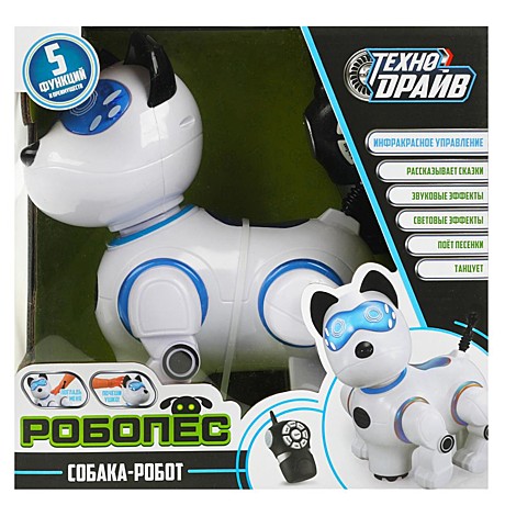 Робот инф-упр, свет-звук-движение, кор.23,1*22,8*13,8см ТЕХНОДРАЙВ