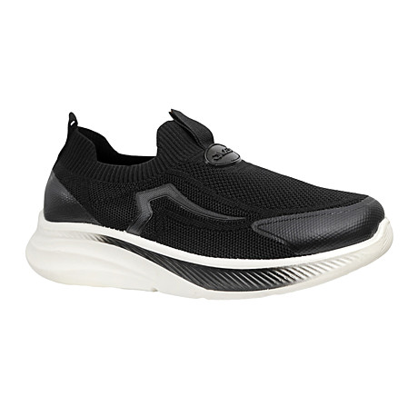 Полуботинки детские типа кроссовки TM Qwest, р-р: 36-41, цв.черный, арт. 252K-H1-6333