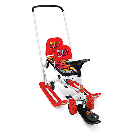 Снегокат Игрушка Nika Тимка спорт 6Д с граффити на красном, арт. ТС6Д/GR