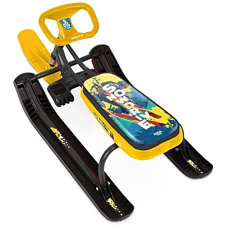 Снегокат Игрушка Nika Тимка спорт Nika 2+ kids sportbike черный каркас Х, арт. ТС2+/SB